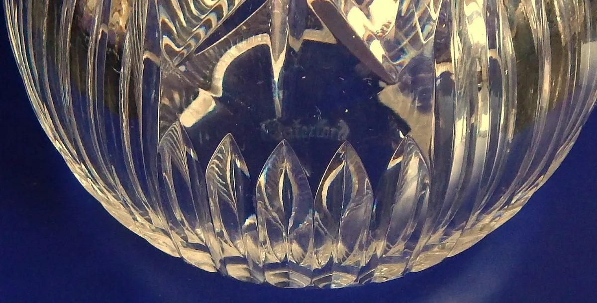 Waterford Crystal Small Slanted Bowl & Vase - Image 4