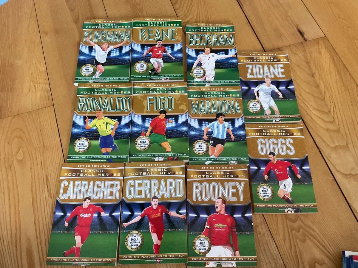 11 Classic Football Heroes books by Matt and Tom O
