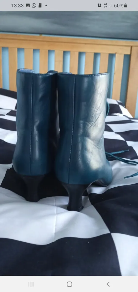 Joe brown's blue ankle boots - Image 2