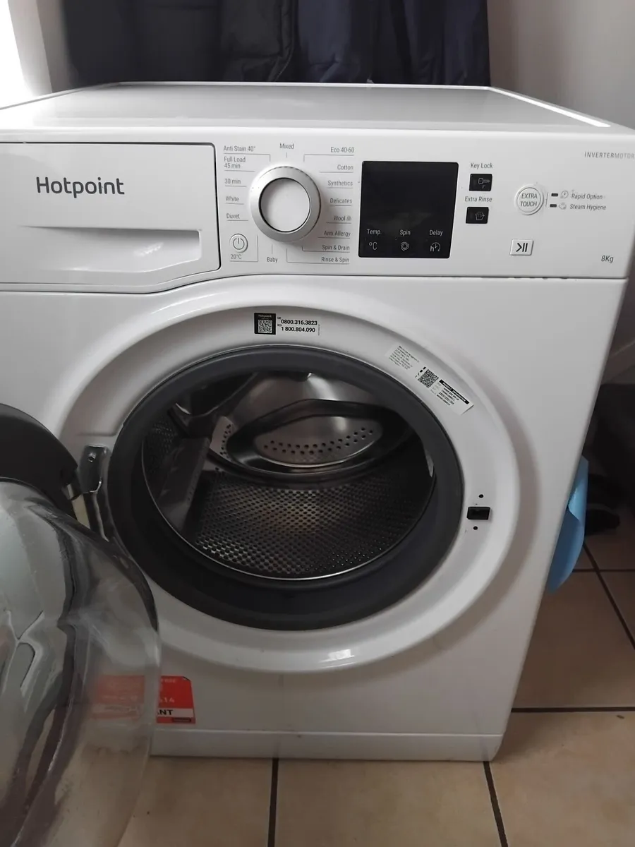 HotPoint 8kg Washing Machine - Image 3