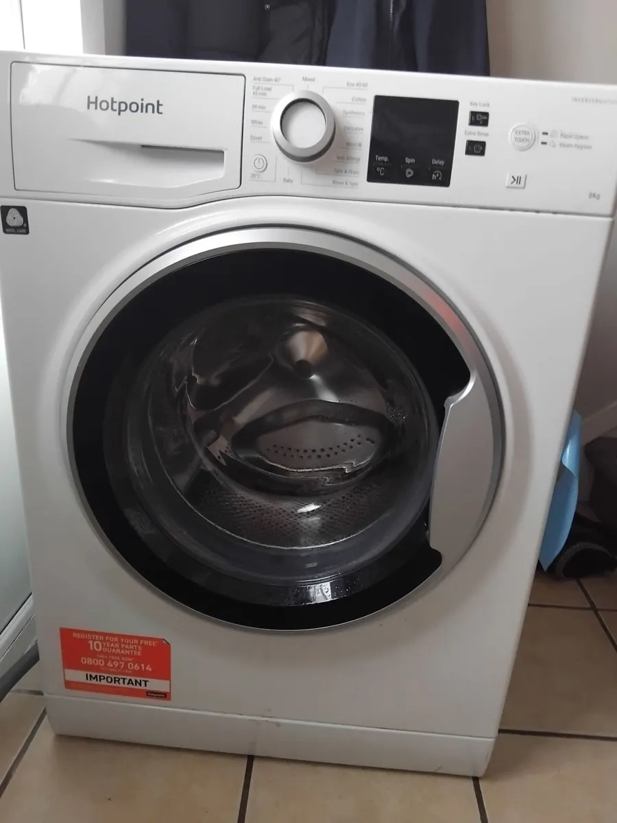 HotPoint 8kg Washing Machine - Image 4
