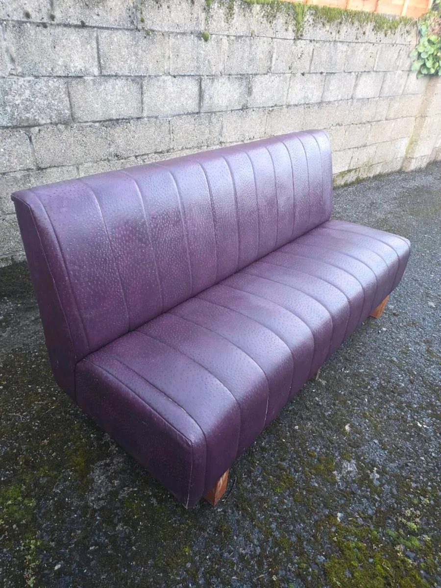 Leather bench - Image 1