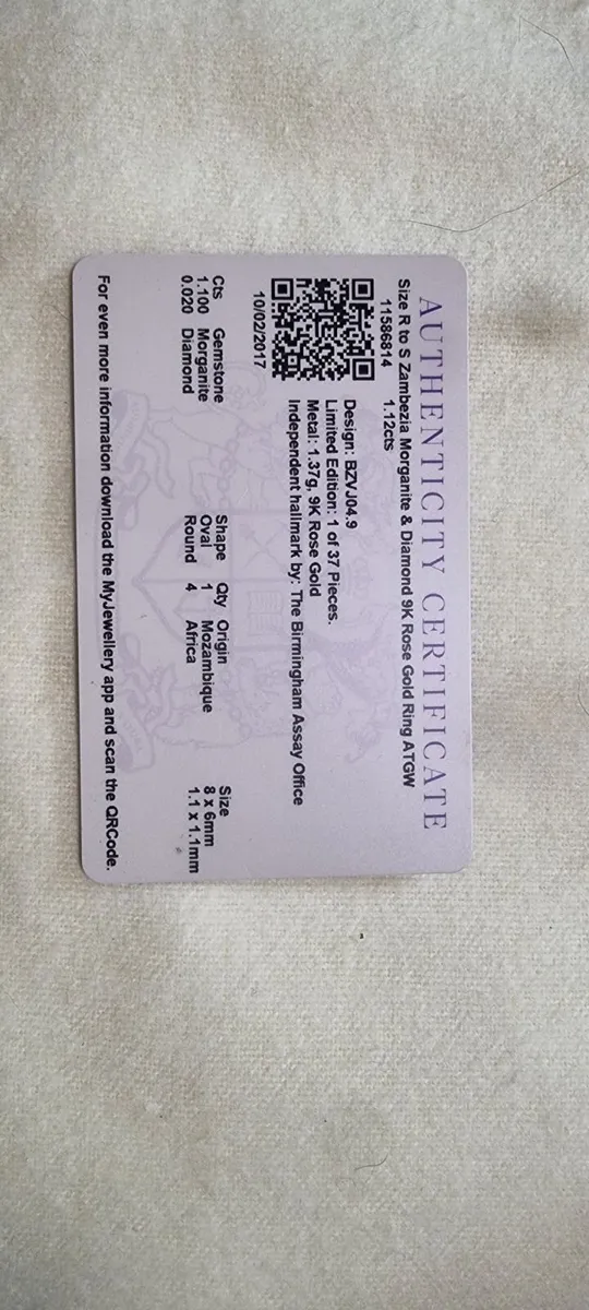 Morganite and diamond ring - Image 3