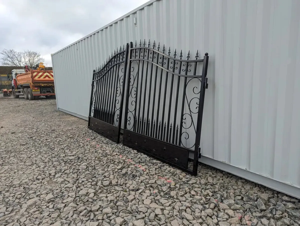 New 14ft Bi-Parting Iron Gates **Online Auction** - Image 4