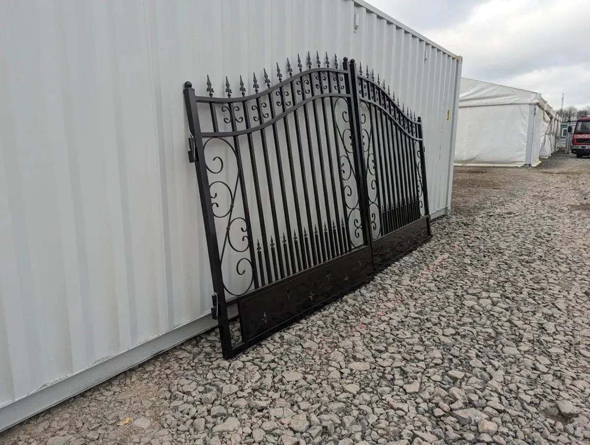 New 14ft Bi-Parting Iron Gates **Online Auction** - Image 3