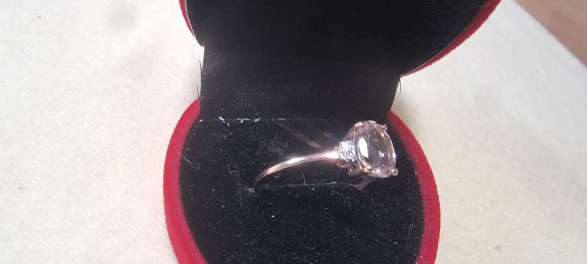 Morganite and diamond ring - Image 4