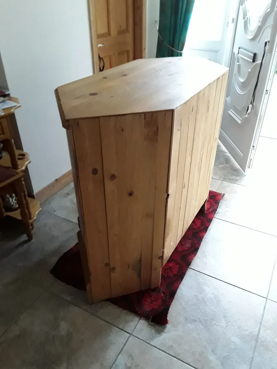 Good condition large solid pine unit plenty of sto - Image 2