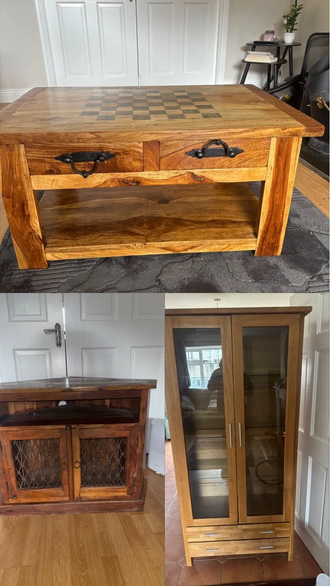 Tv stand, cabinet, coffee table - Image 1