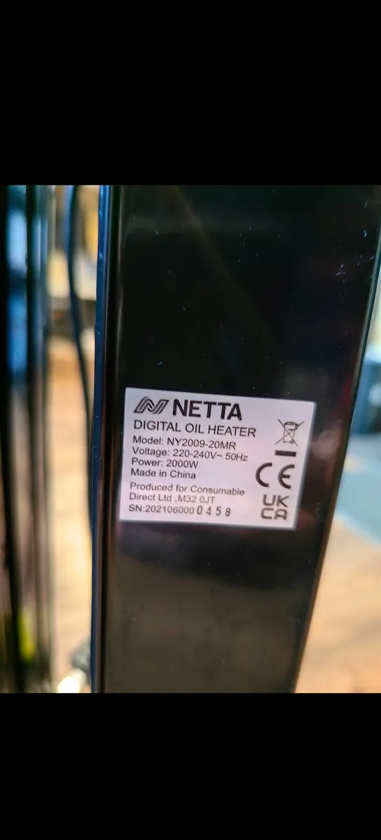 netta oil heater with remote control - Image 3