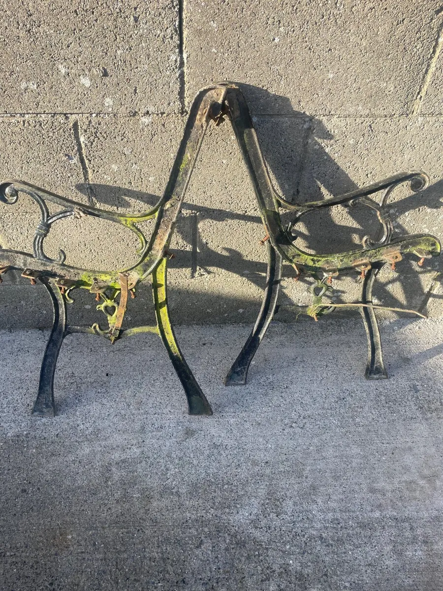 Metal bench ends - Image 2