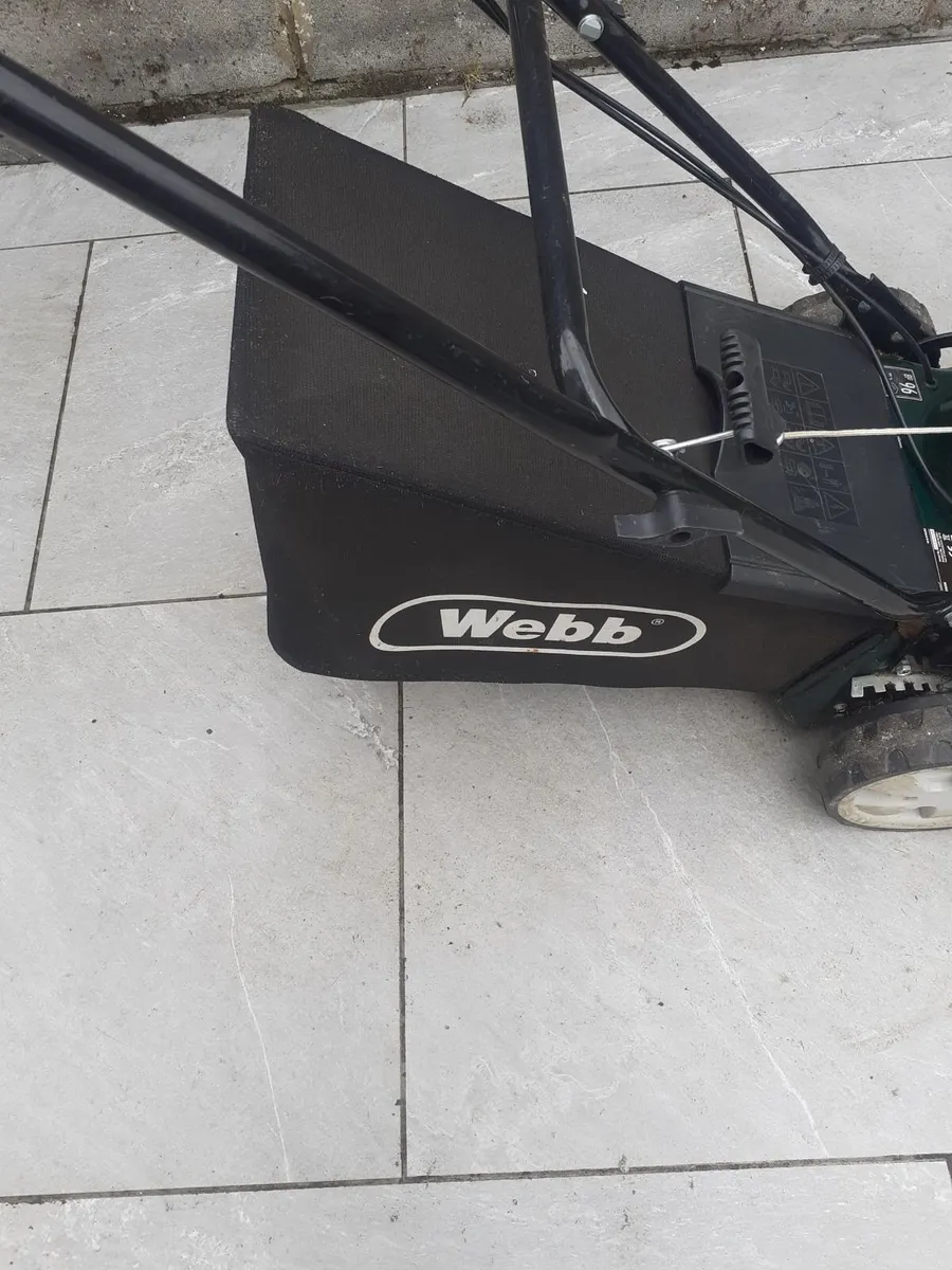 Webb    self    drive      petrol     lawnmower - Image 2