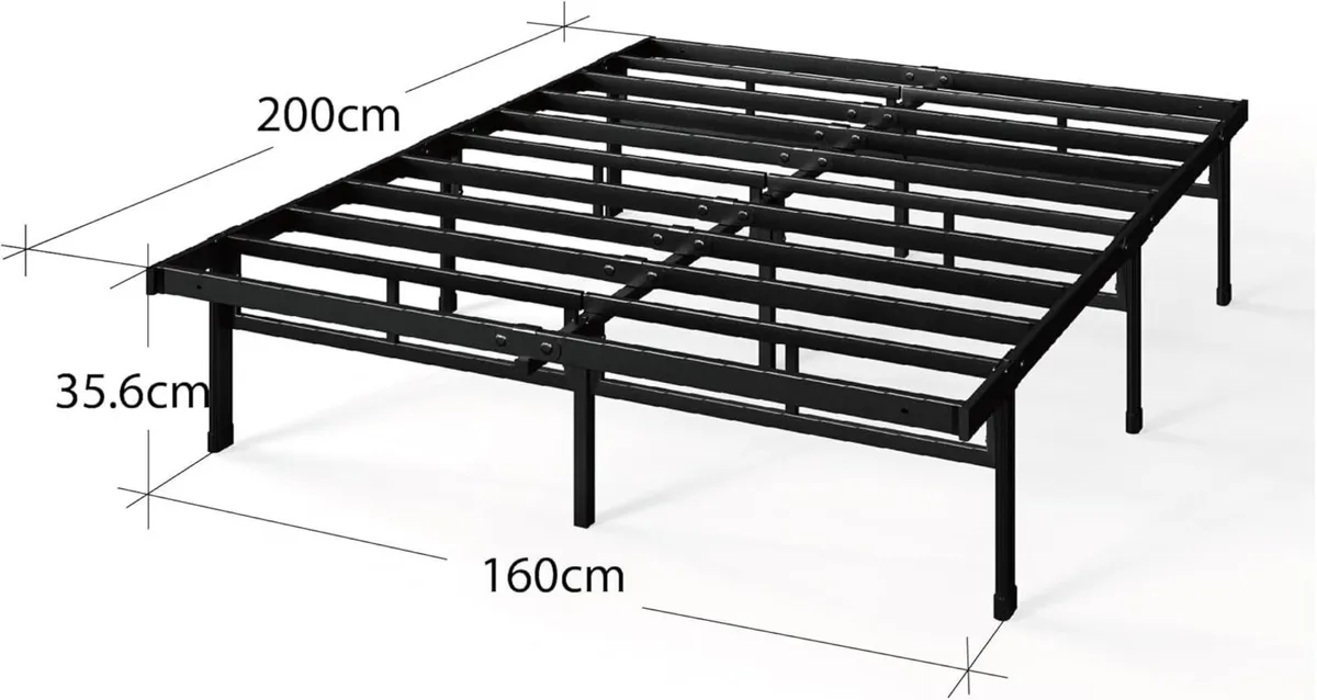 Justin Bed 160 x 200 cm – 36 Height with Underbed - Image 2