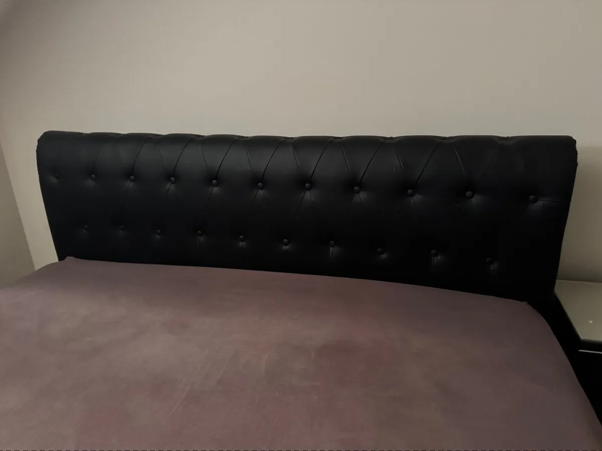 Super king bed frame and mattress - Image 1