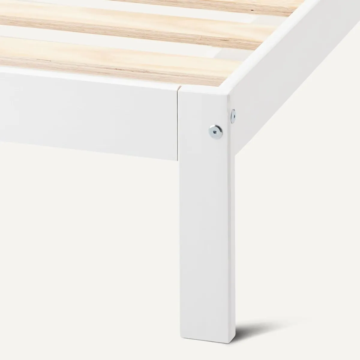 Single Bed Frame with Headboard Solid Pine Wood - Image 4