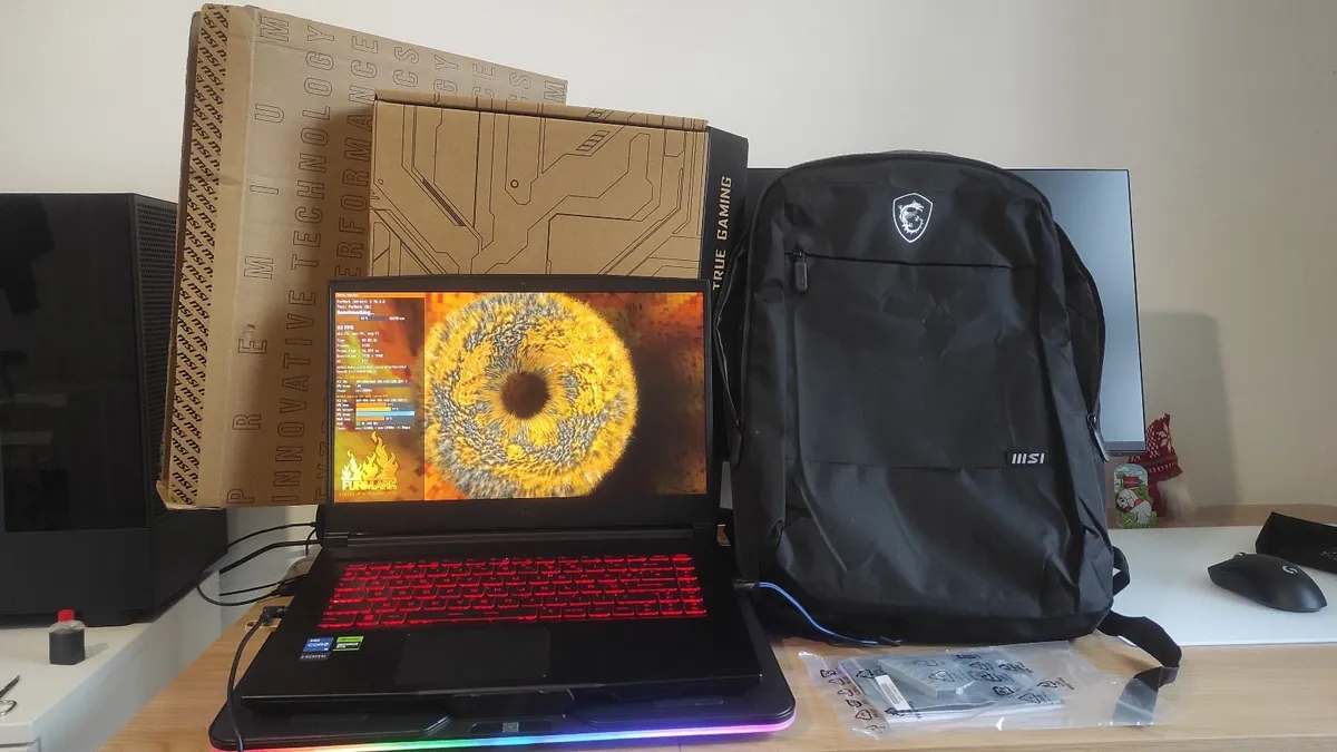MSI GF63 i5-12450H RTX 4050 32GB RAM SSD 512GB - Image 1