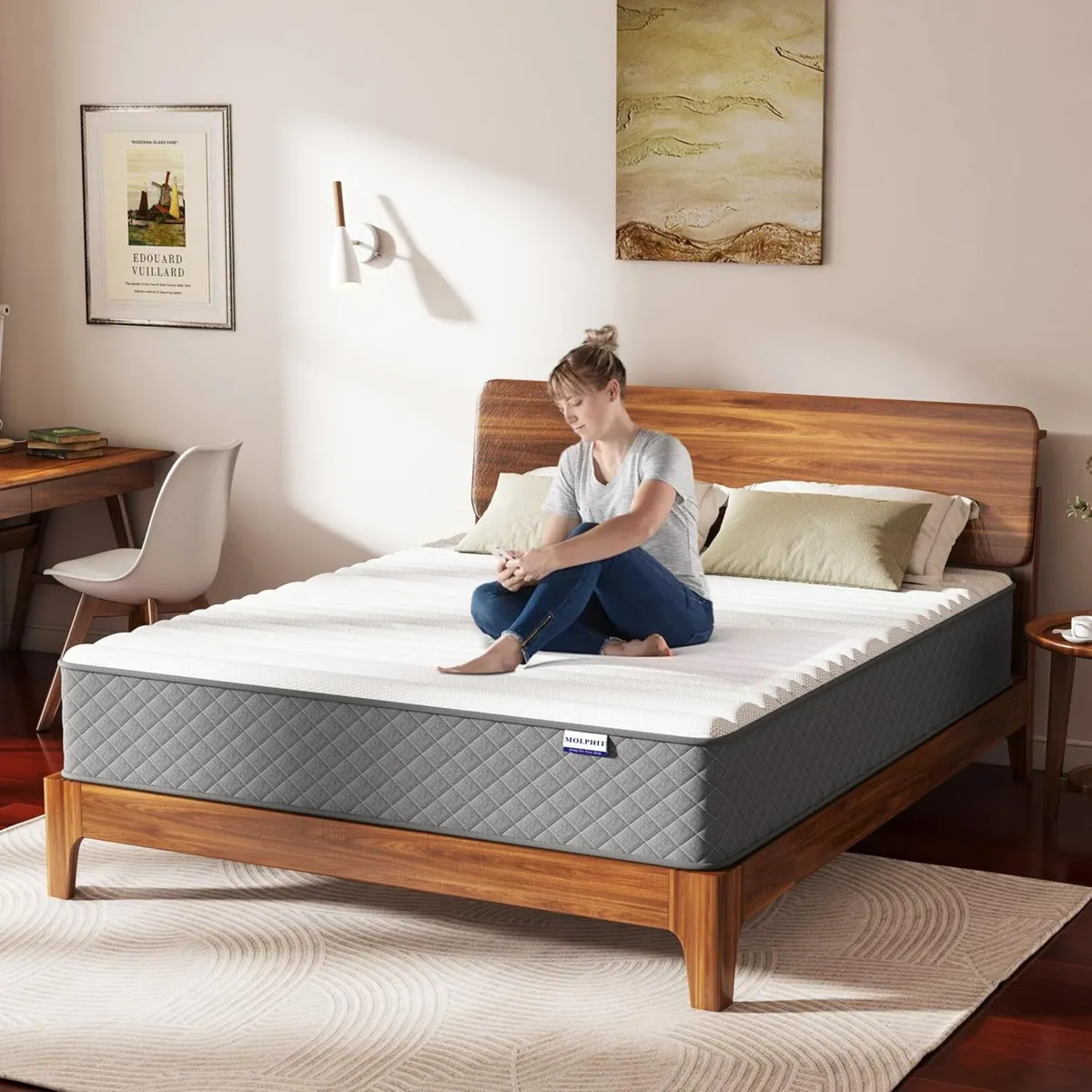 10 Inch Single Mattress 7-Zone Hybrid Bed - Image 2