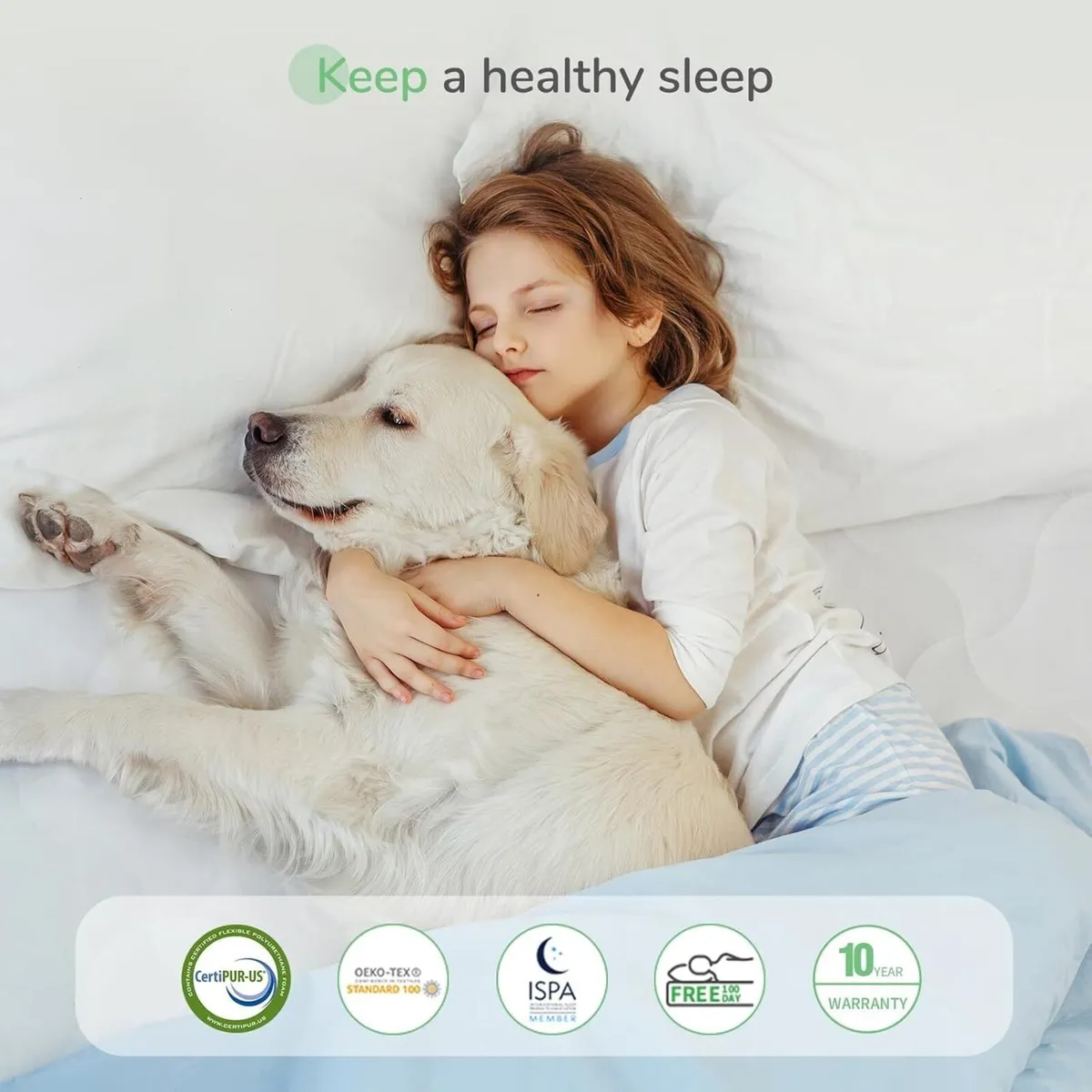 Small Double Mattress 8 Inch Pocket Sprung - Image 4