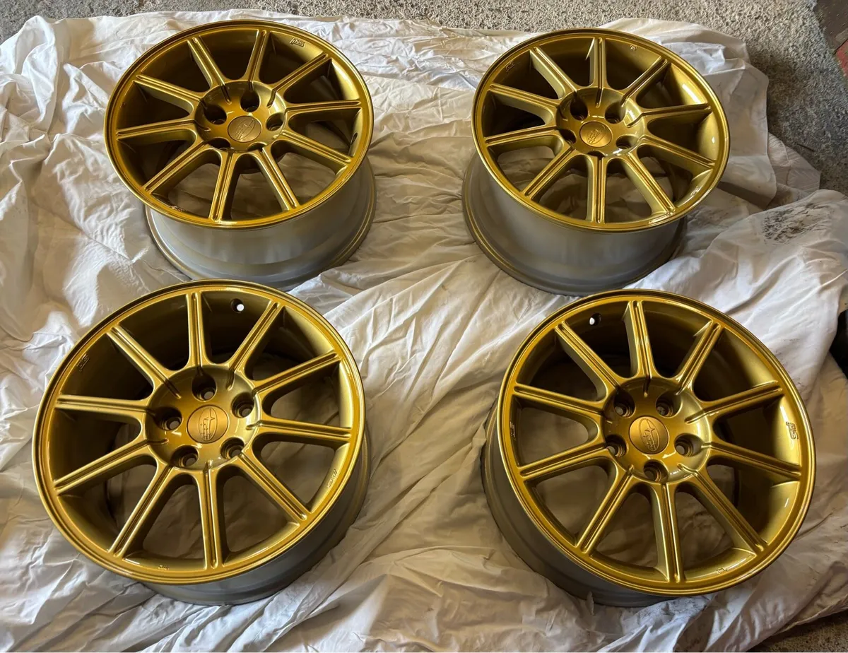 Subaru STI Enkei Wheels - Image 4