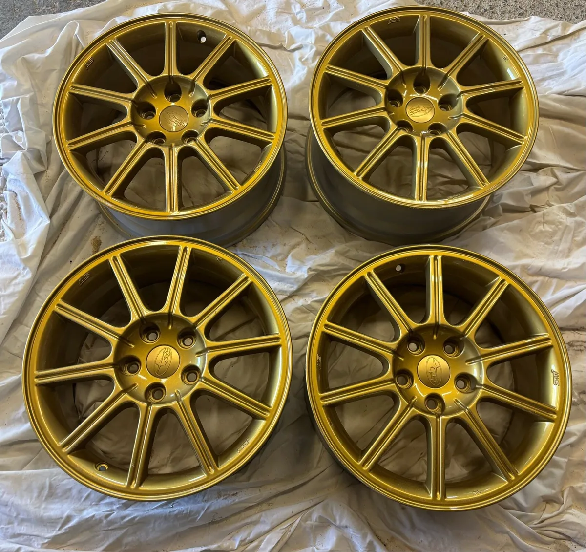 Subaru STI Enkei Wheels - Image 1
