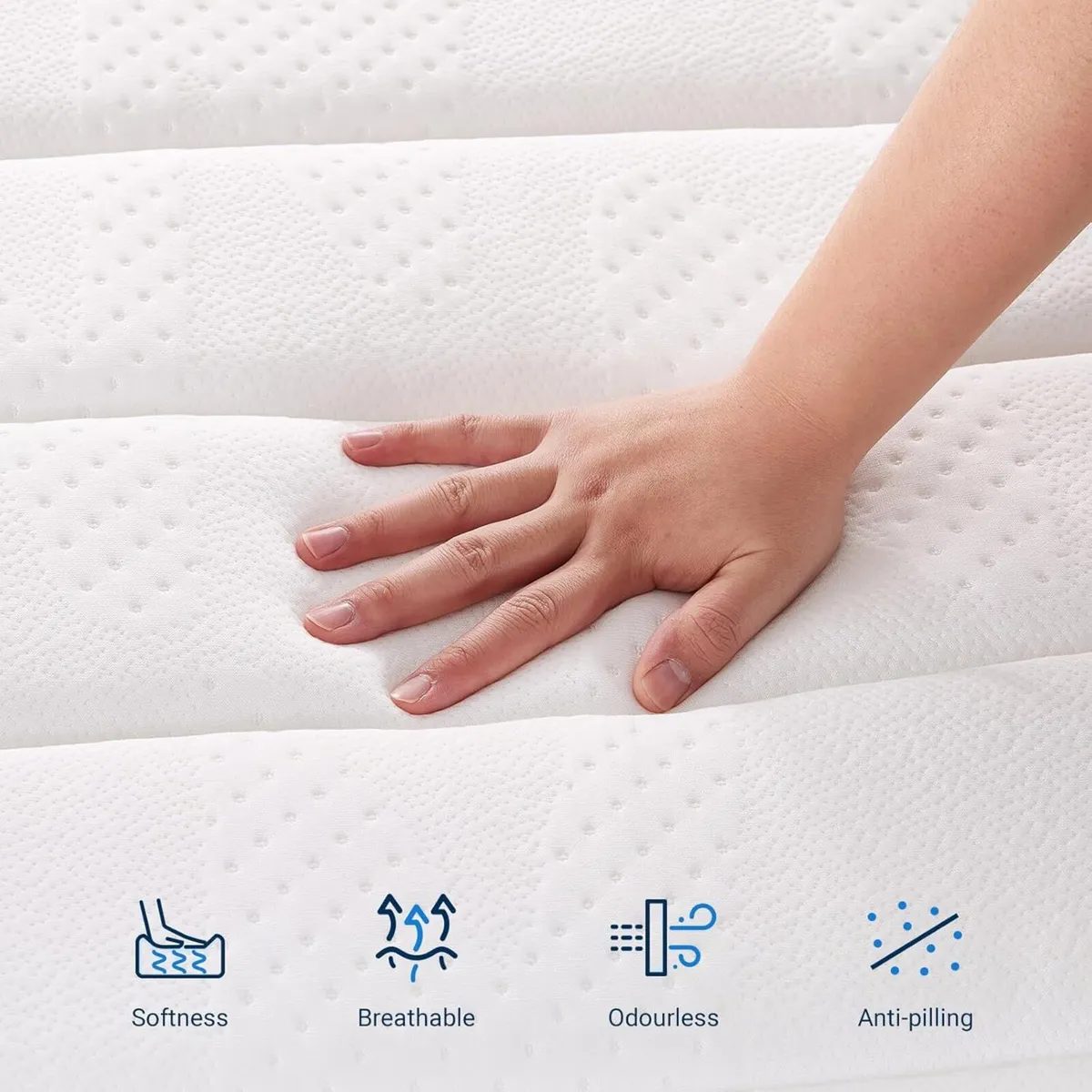 3 Zone Pocket Sprung Mattress Medium Firm Feel - Image 3