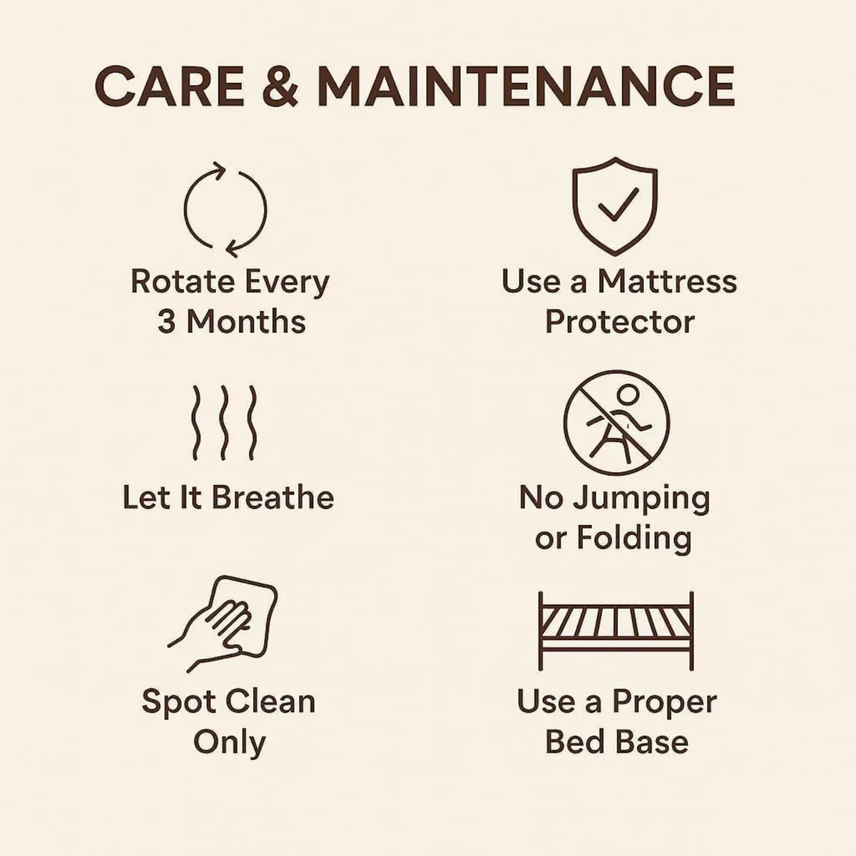 BritHaus 24 cm Deep Bonnell Spring Mattress - Image 3