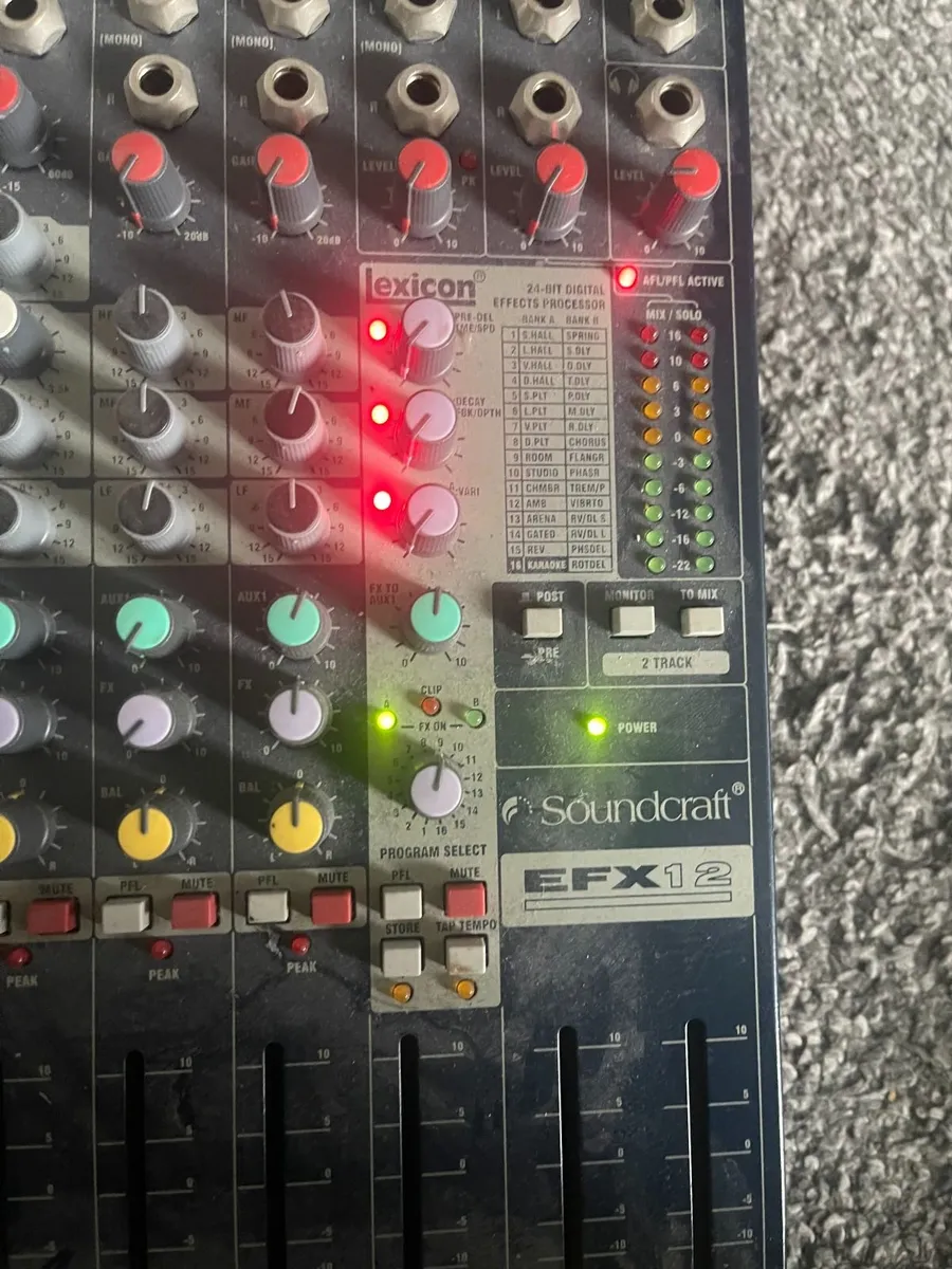Soundcraft EFX12 (Audio Mixer) - Image 2