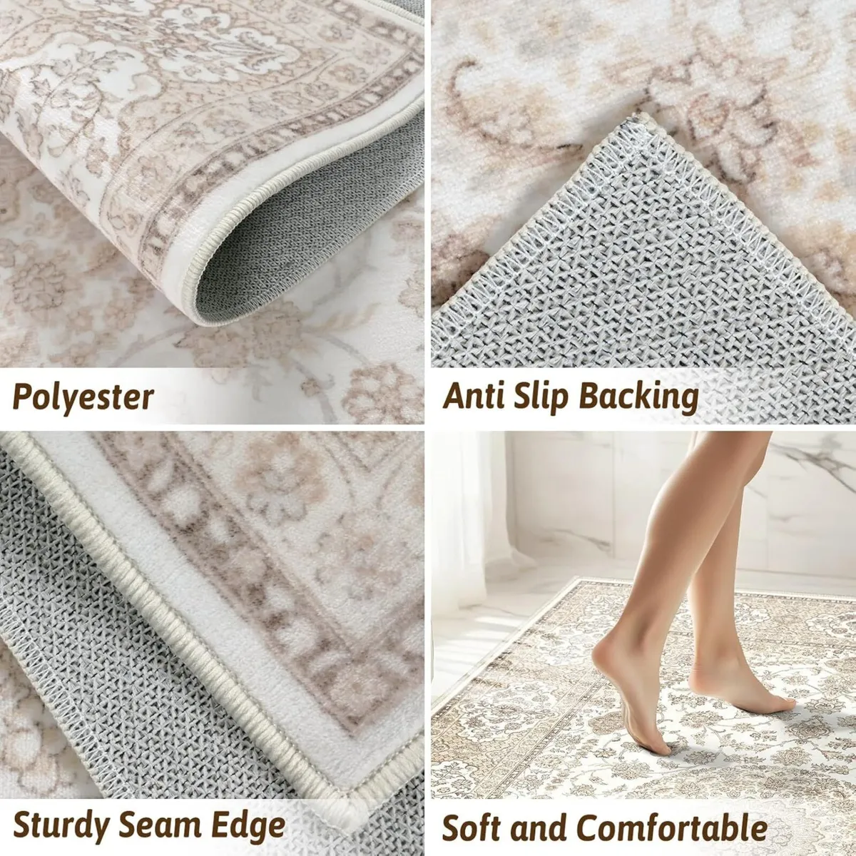 120x170cm Area Rugs for Living Room Kitchen - Image 3