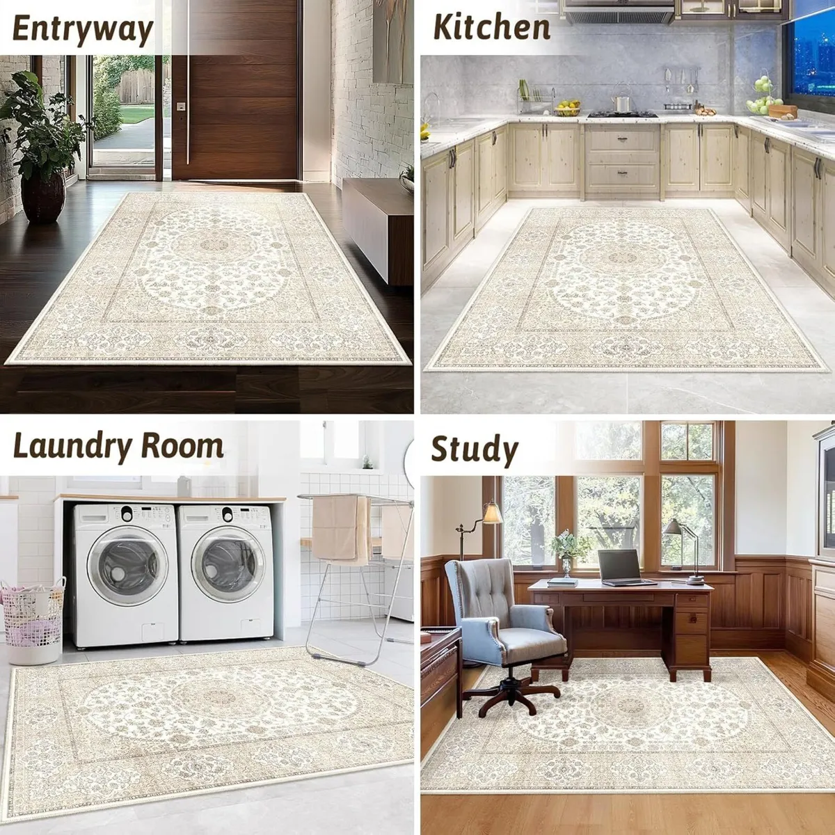 120x170cm Area Rugs for Living Room Kitchen - Image 4