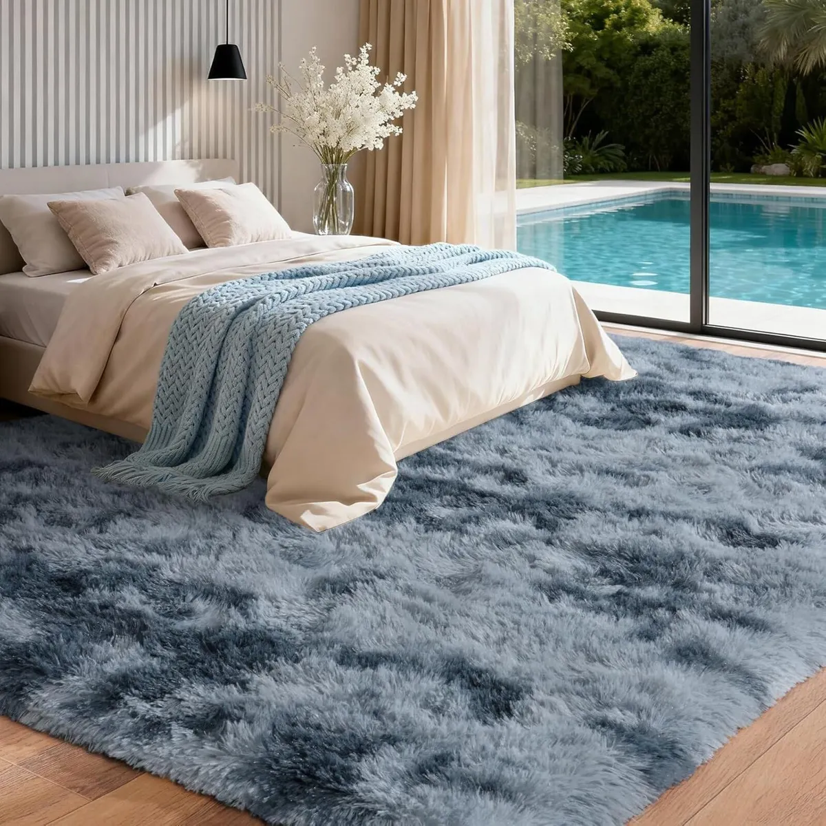 Large Rugs for Living Room 160x230 cm - Fluffy - Image 3