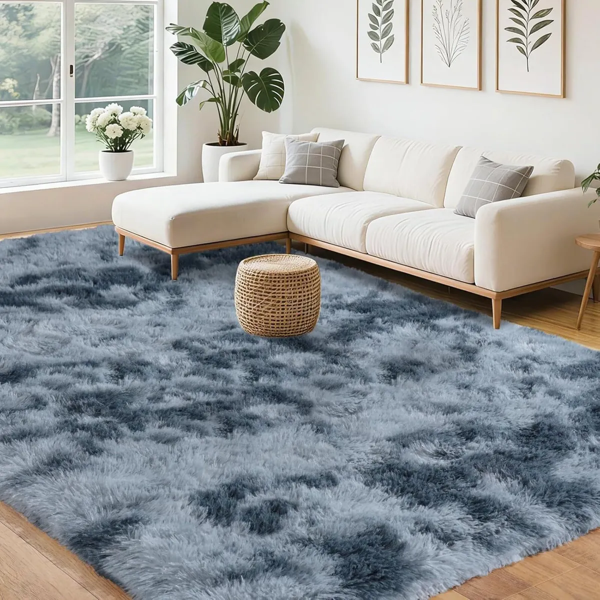 Large Rugs for Living Room 160x230 cm - Fluffy - Image 4