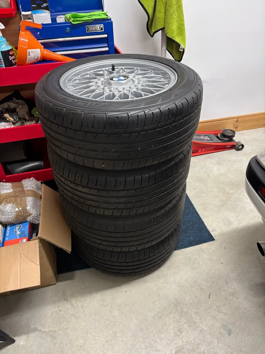 Genuine BMW E30 15” BBS Alloy Wheels - Image 4