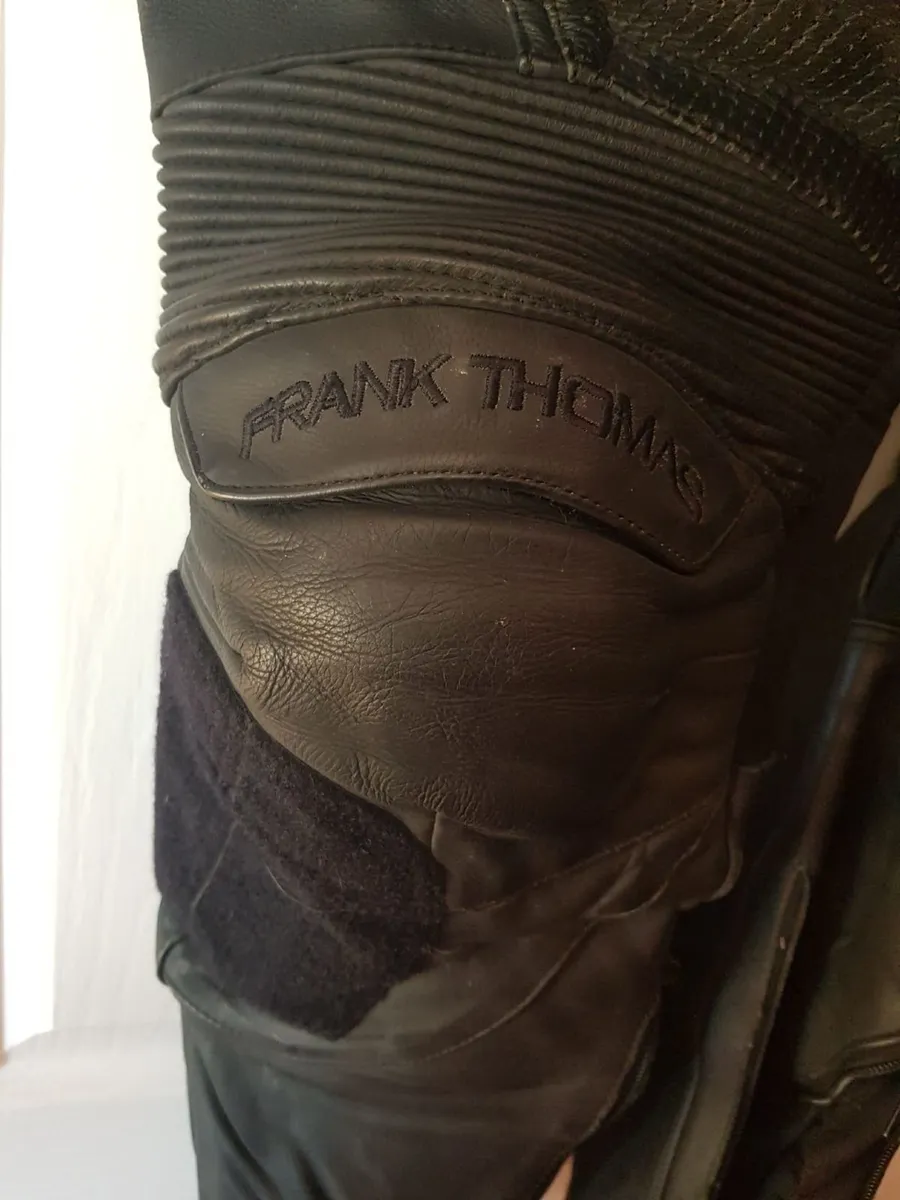 Frank Thomas 2 piece mens motorcycle leathers - Image 3