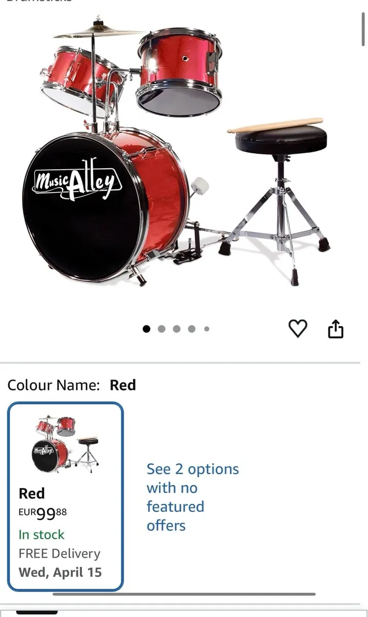 Kids Drum Kit - Image 4