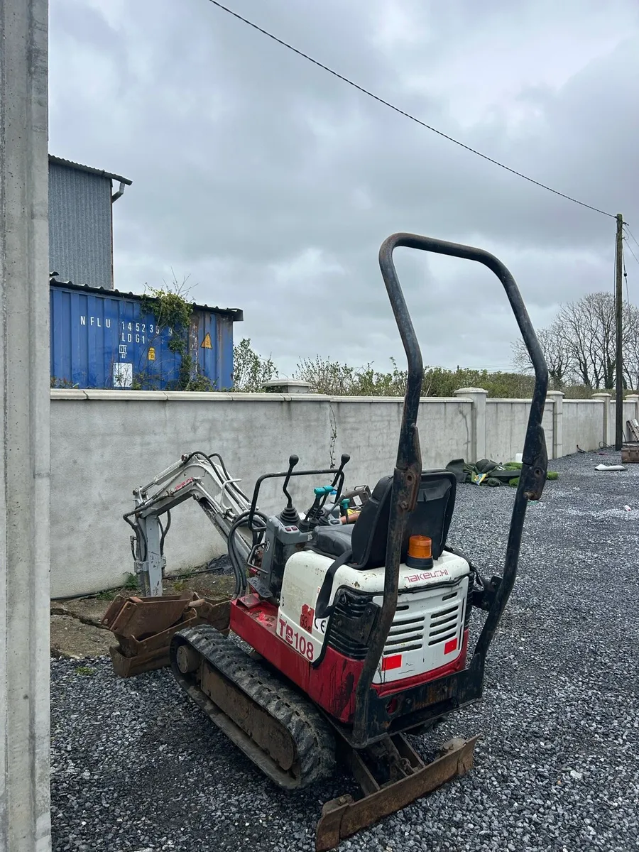 takeuchi 1 ton digger - Image 4