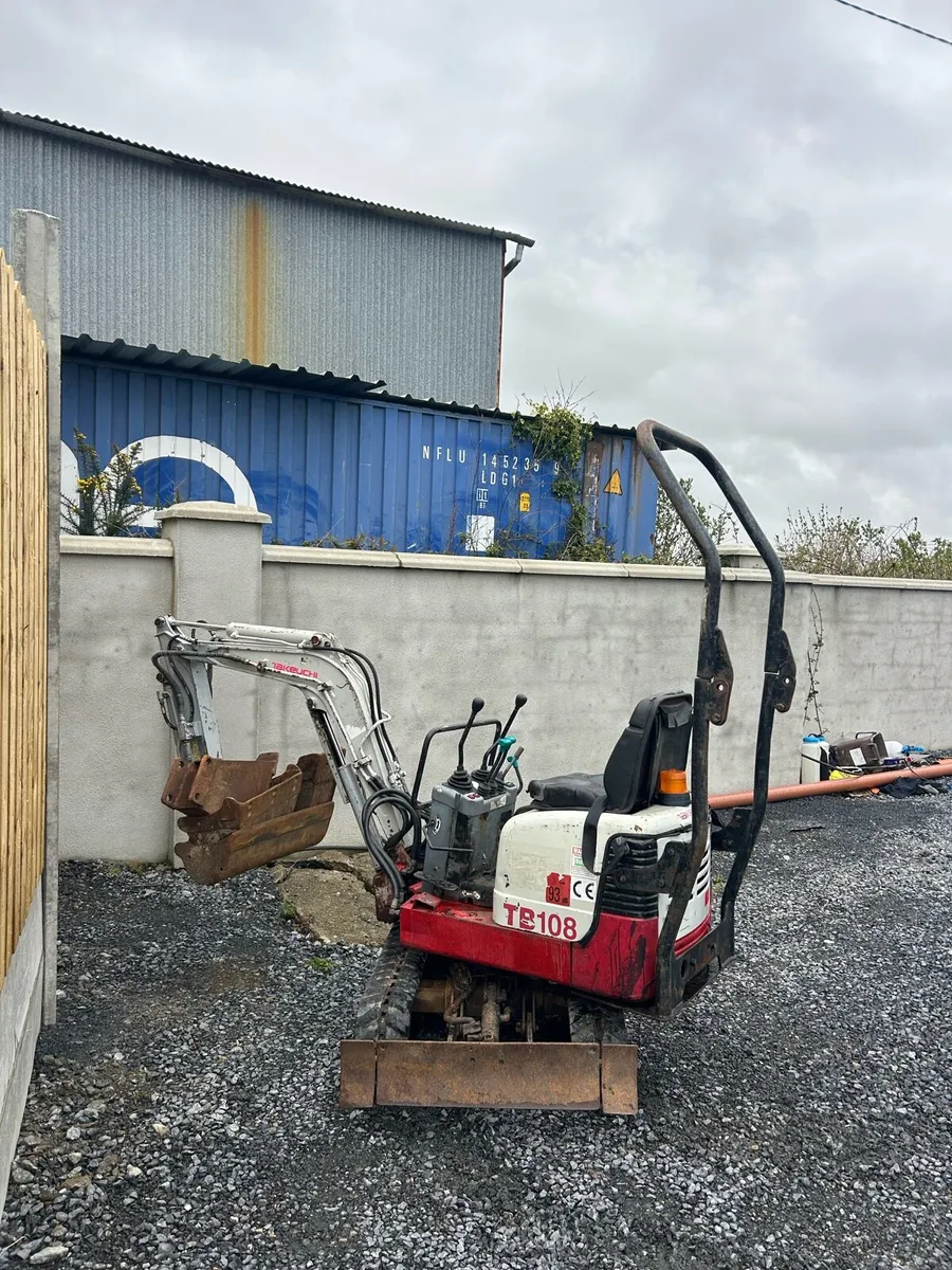 takeuchi 1 ton digger - Image 3