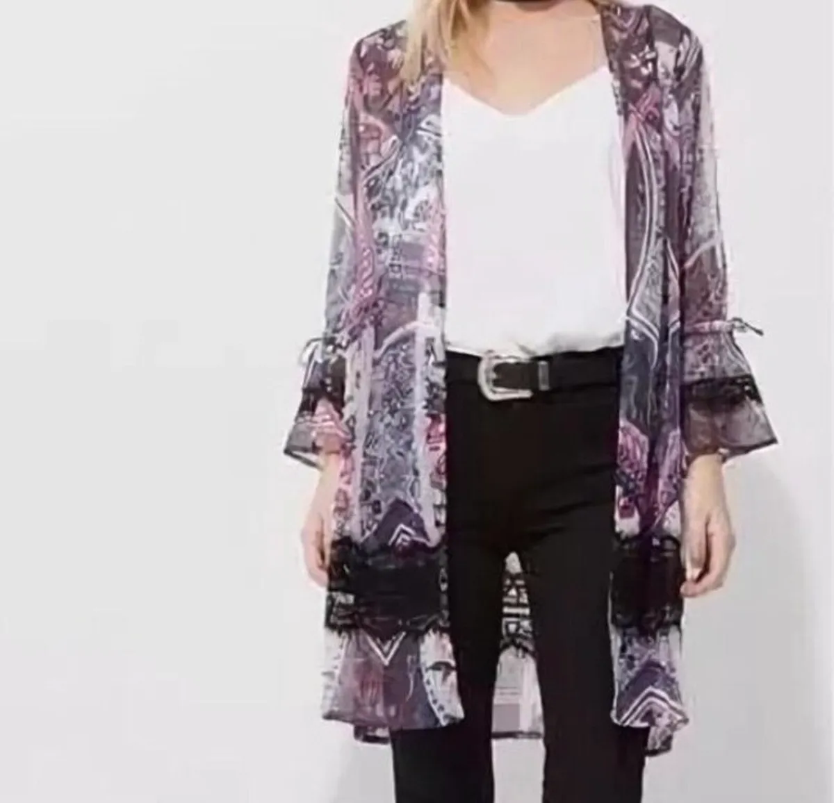 River Island Kimono Size 6 - Image 2