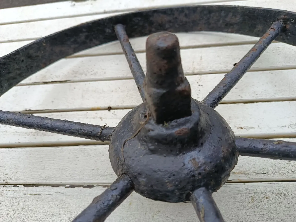 Vintage Plough Wheel - Image 1