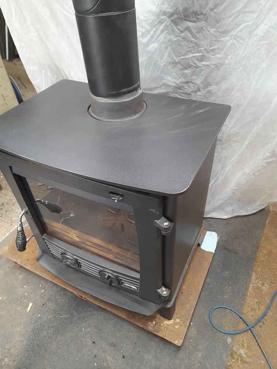 Druid Multifuel Boiler Stove Matt Black 21Kw - Image 1
