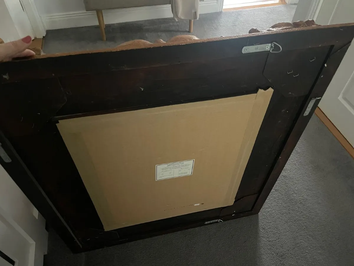 Large Ornate Gold Wall Mirror – Vintage Style Hall - Image 3