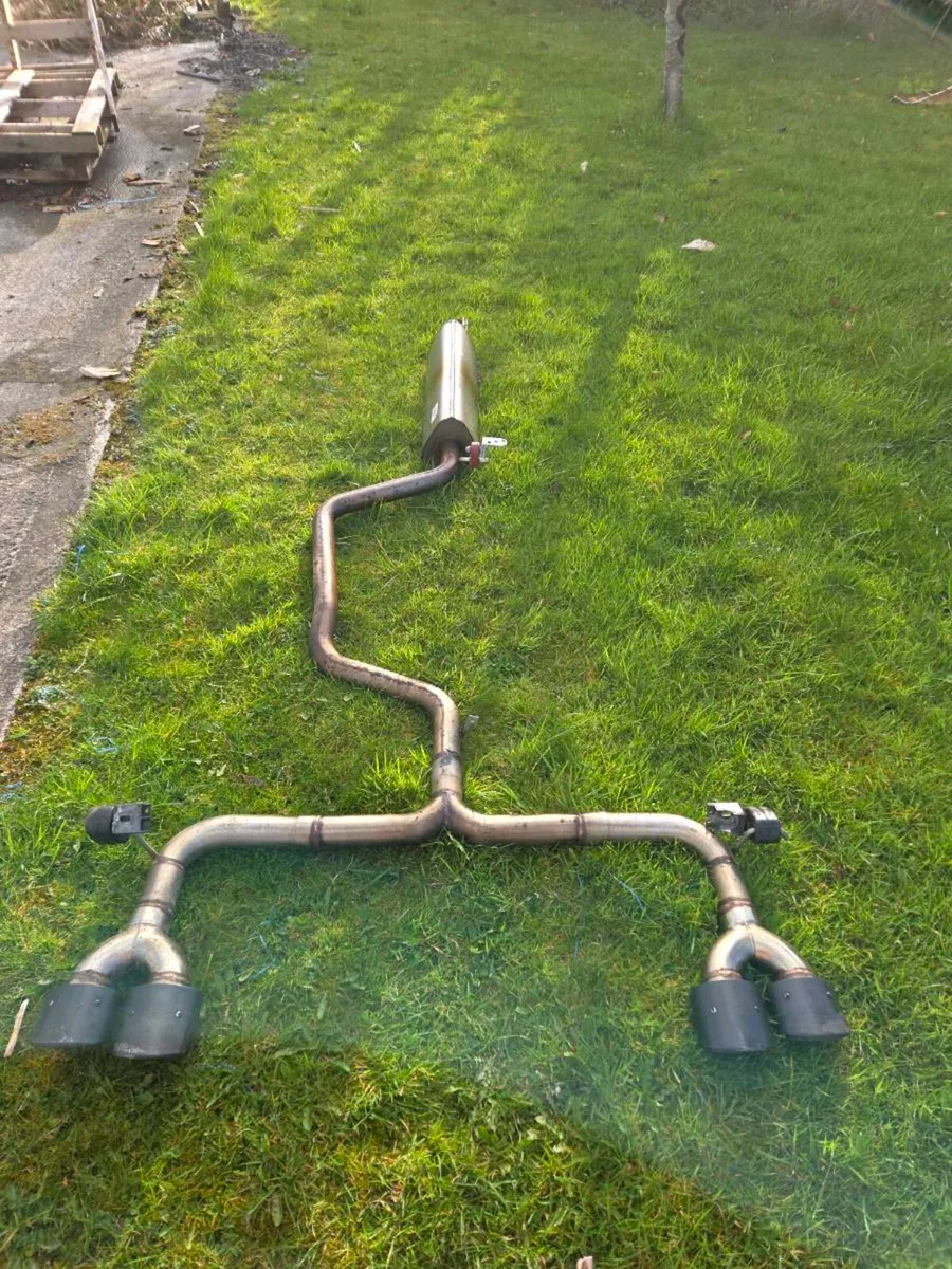 VW Golf mark 7/7  GTI twin exhaust - Image 1