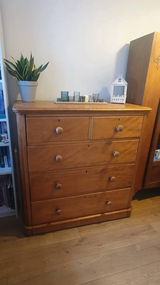 Large Solid Chest of Drawers - Image 2