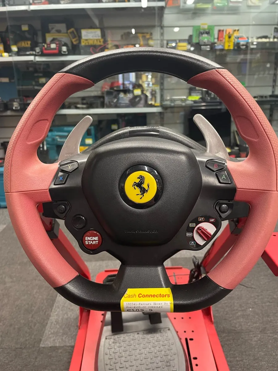 Ferrari Xbox+ Pc Wheel/Pedals/Frame - Image 2