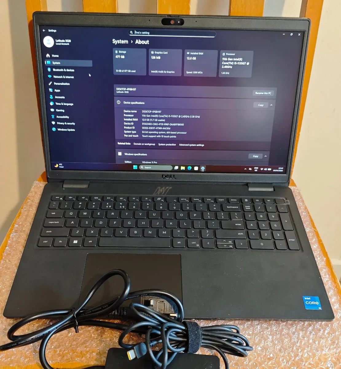 Dell Latitude 3520 i5/12GB/512GB Laptop NoteBook - Image 3