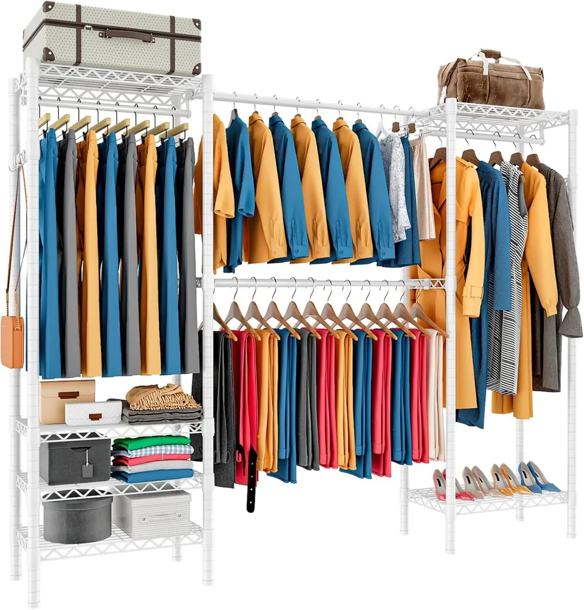 Expandable Wardrobe and Closet Organizer Freestand - Image 1