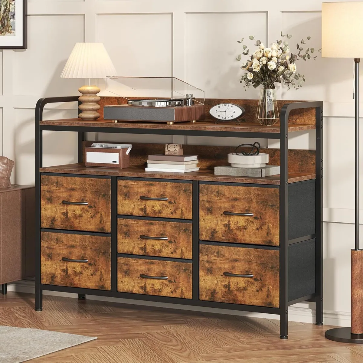 7-Drawer Fabric Chest Of Drawers for Bedroom - 4 - Image 2