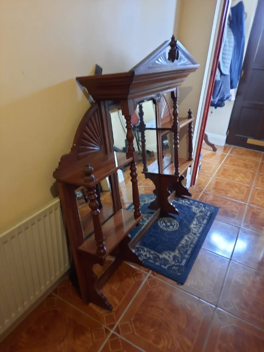 Antique overmantel - Image 2