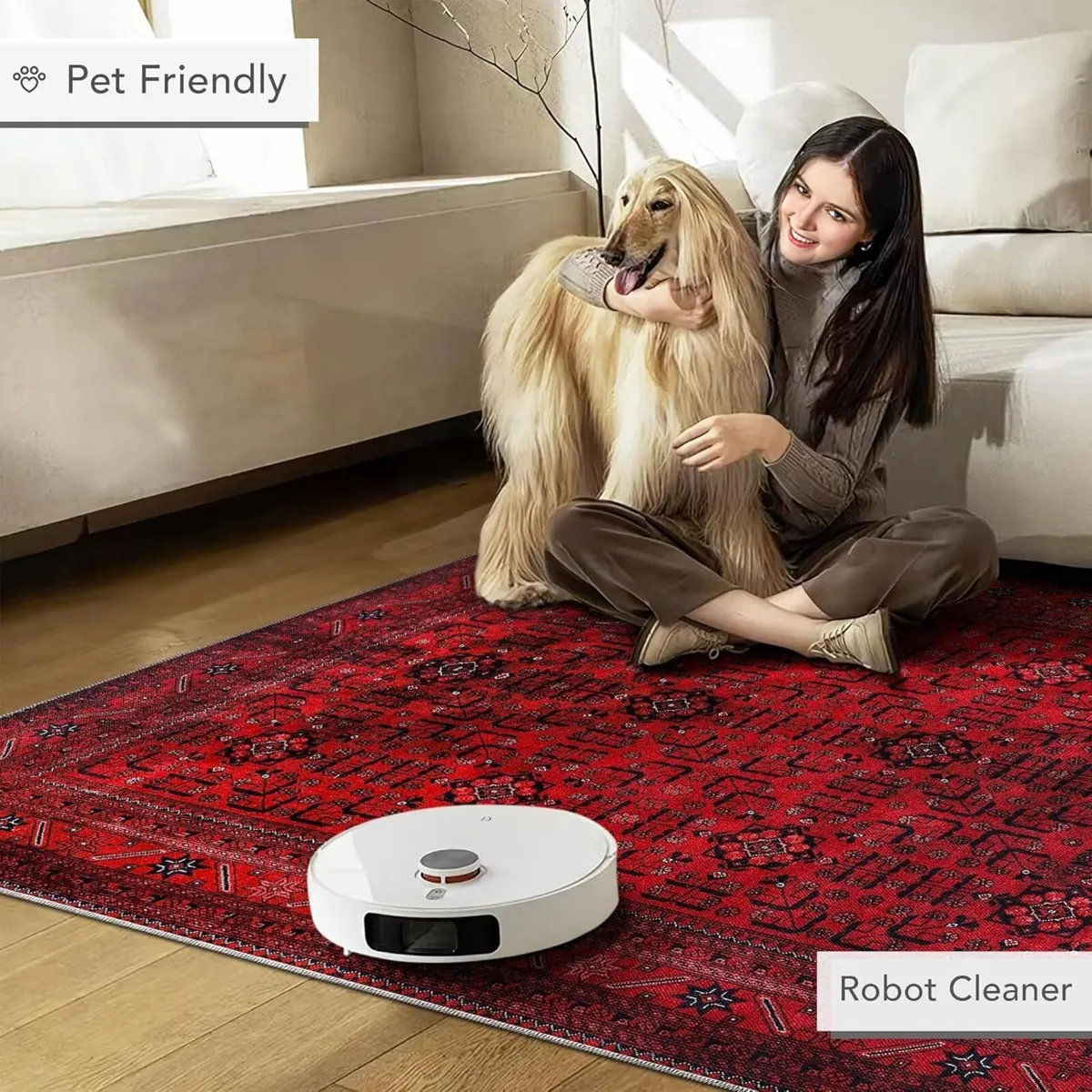 Rugs Living Room - Washable Rug Area Non-Slip - Image 2