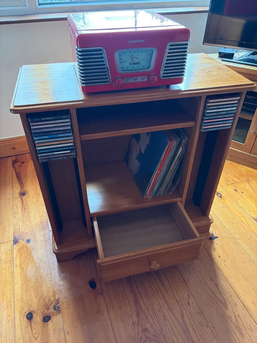 Vinyl Record and CD Cabinet - Image 3