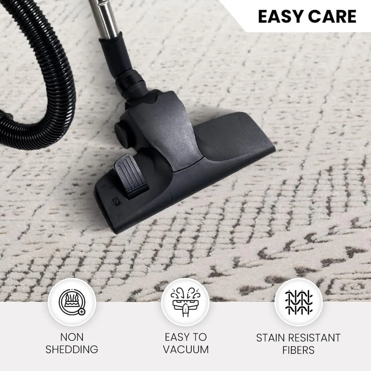 Monaco Geometric Rug - Scandi Area Rugs Living - Image 2