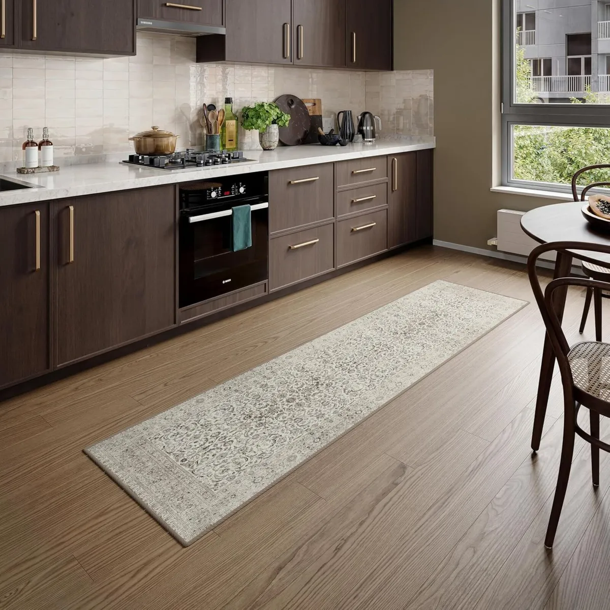 Machine Washable Rug 60x240cm 75% Recycled Cotton - Image 2